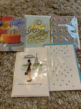 Hallmark Birthday Card Set of 5